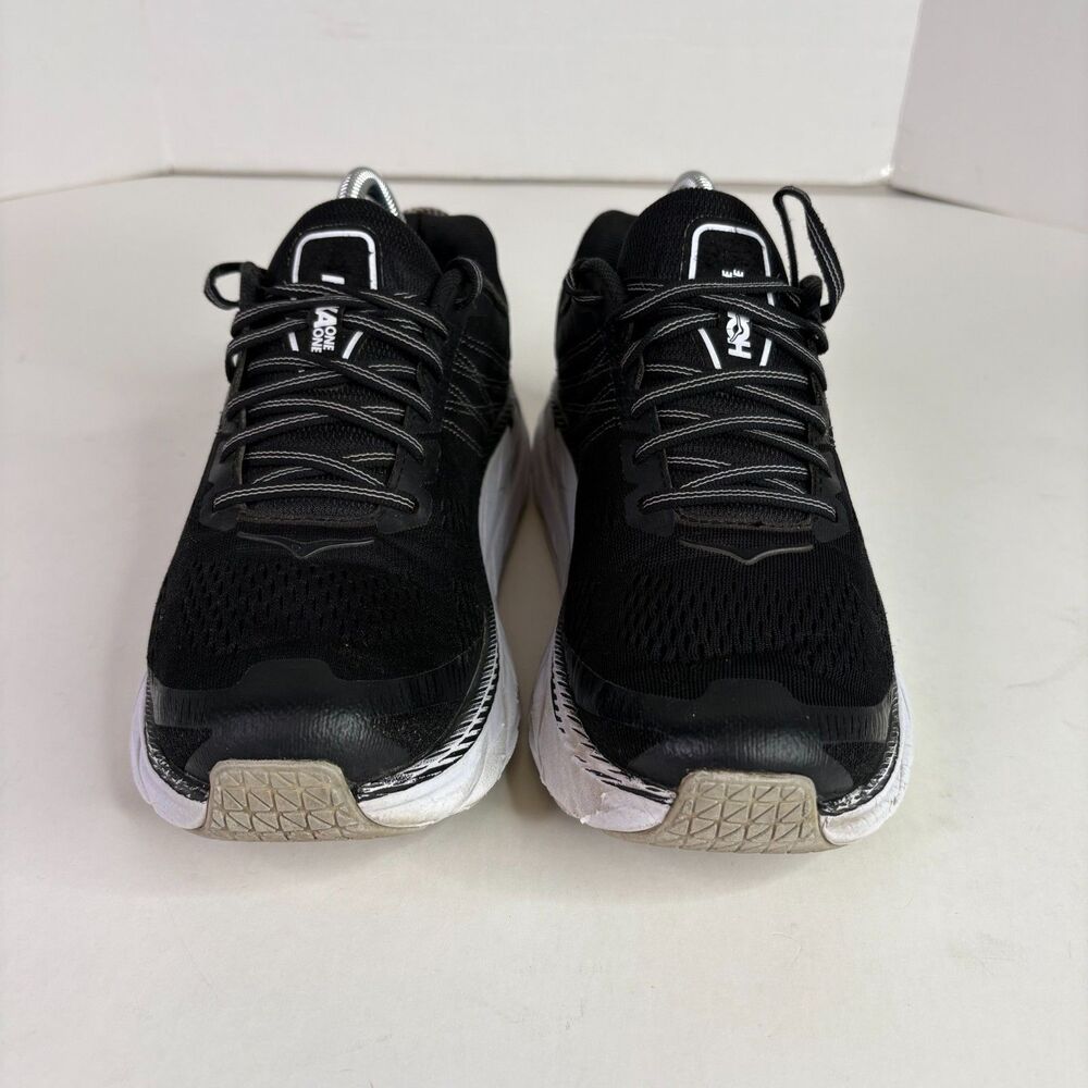 Hoka One One Clifton 6 running Shoes, Mens size 9.5, Black, - Picture 3 of 10